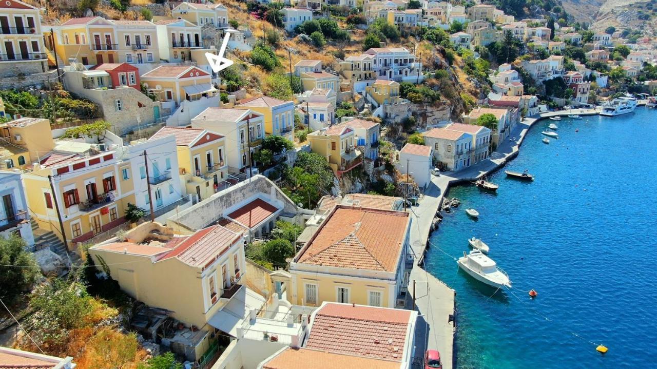 Pitini Nikos House Villa Symi Exterior foto